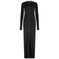 DAMES The Attico Lange geribde cardigan