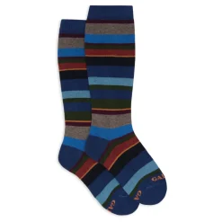 GALLO Lange Gestreepte Sokken