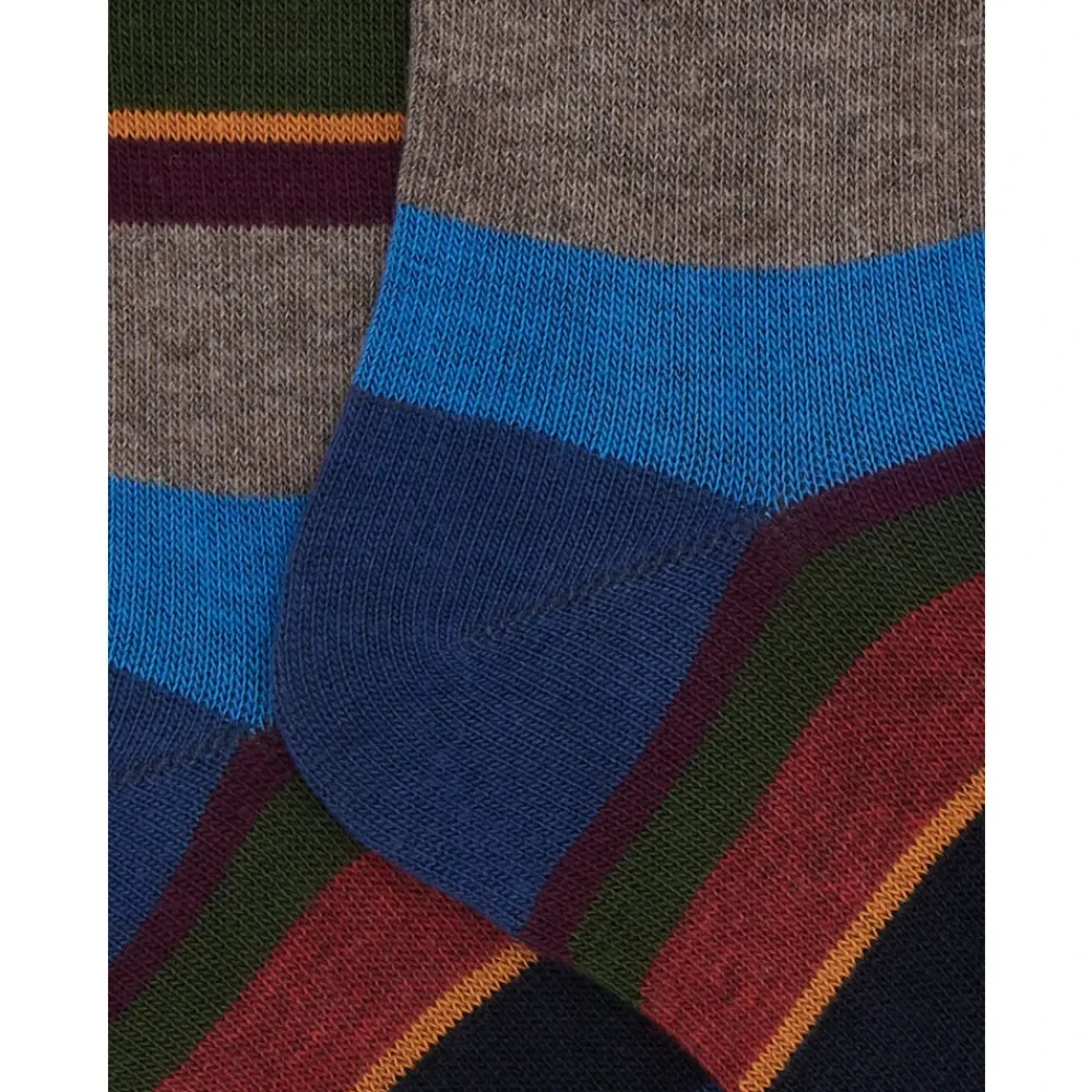 GALLO Lange Gestreepte Sokken