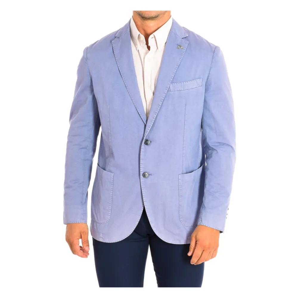 Heren La Martina Kostuums^Lange Mouw Formele Blazer