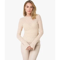 DAMES Ibana Lange Mouw Top in Taola Stijl