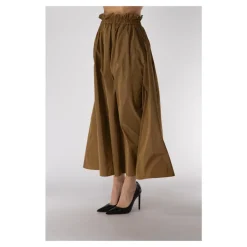 DAMES Herno Rokken^Lange Rok met Elastische Taille