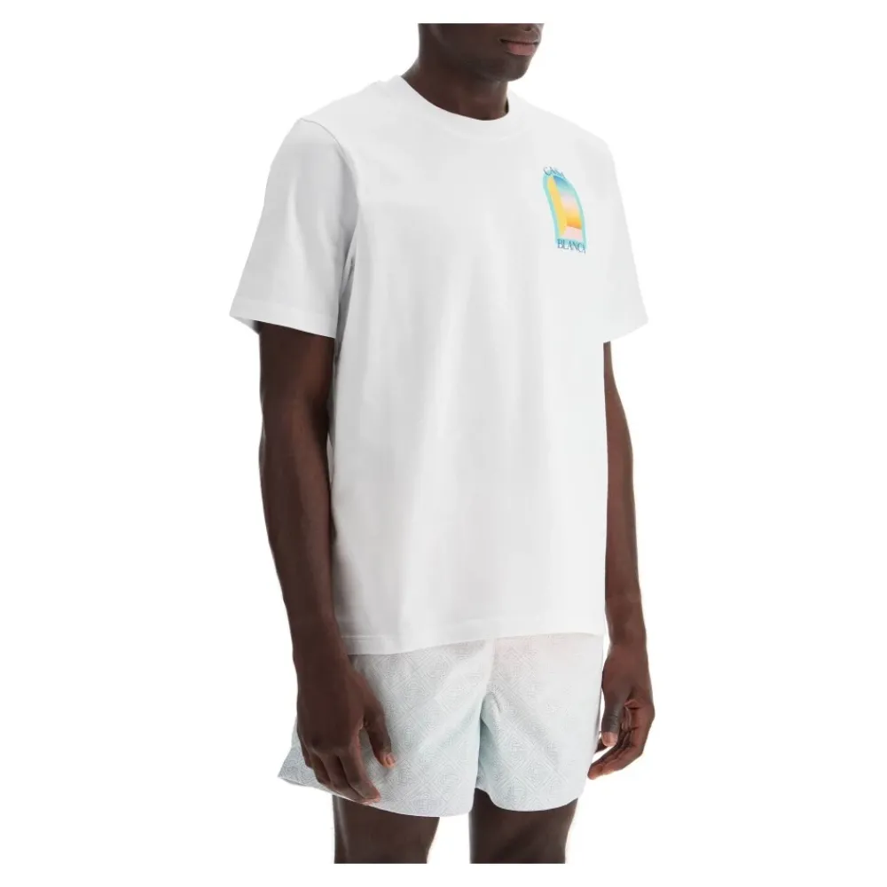 Heren Casablanca L'Arc Coloré T-shirt