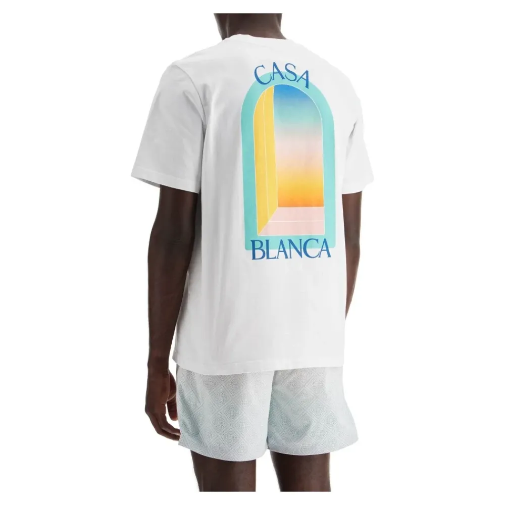 Heren Casablanca L'Arc Coloré T-shirt