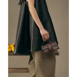 DAMES Jacquemus Handtassen^Le Bambino e Leren Tas