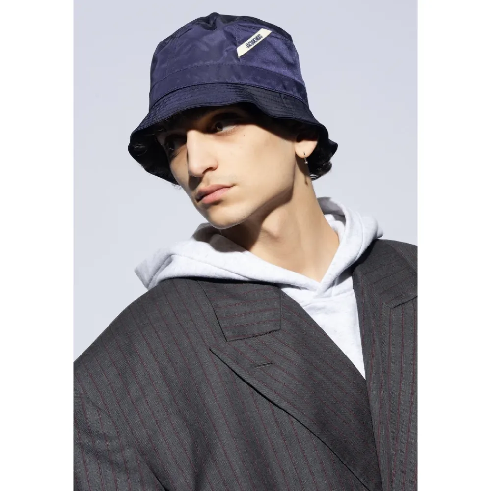 Heren Jacquemus Hoeden^Le Bob Ovalie Bucket Hat