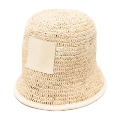 DAMES Jacquemus Hoeden^Le Bob Soli Bucket Hat