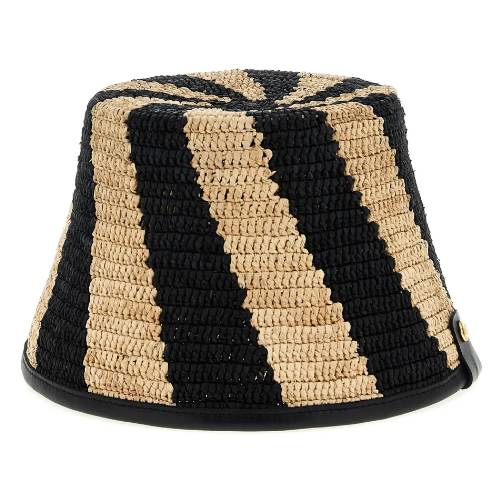 DAMES Jacquemus Hoeden^Le Bob Soli Bucket Hat