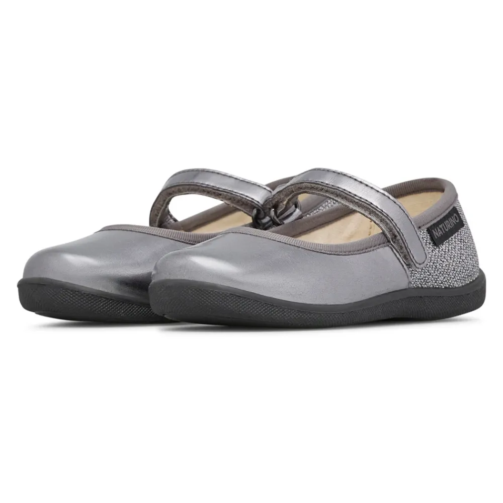 Naturino Leather and fabric ballet flats FROLLIK 2