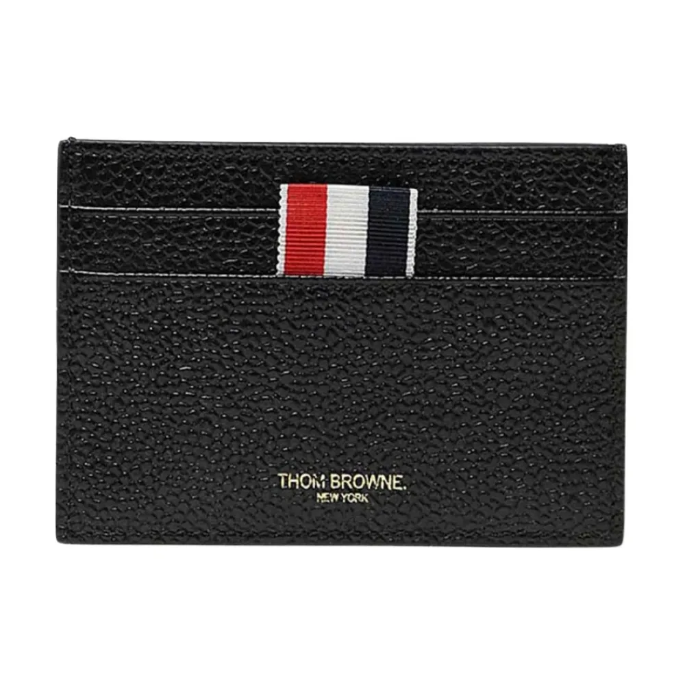 Heren Thom Browne Leather Card Holder