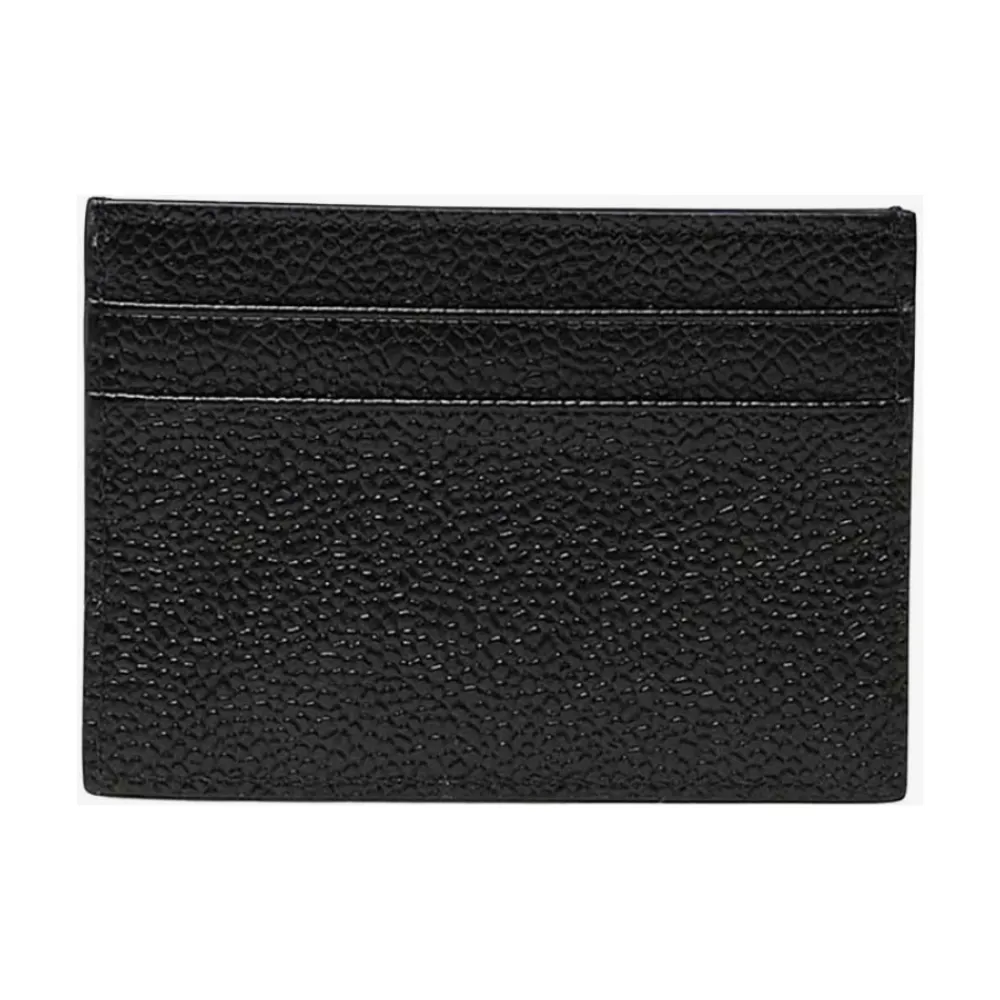 Heren Thom Browne Leather Card Holder