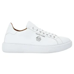 Heren Philipp Plein Sneakers^Leather Lo-Top Sneakers Hexagon