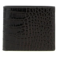 Heren Tom Ford Lederen portemonnee met krokodillenprint