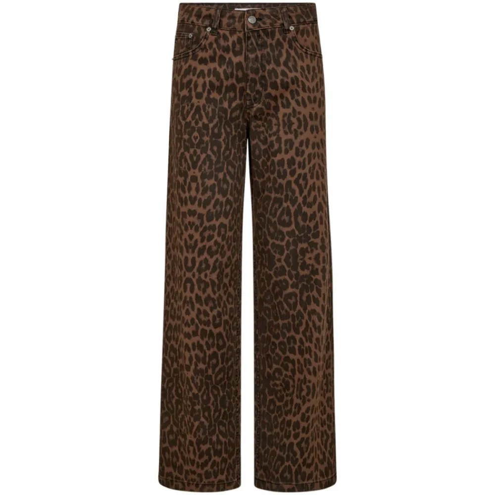 DAMES Co'Couture Leo Print Wijde Broek