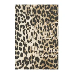 DAMES Ganni Shoppers^Leopard Print Tote Bag