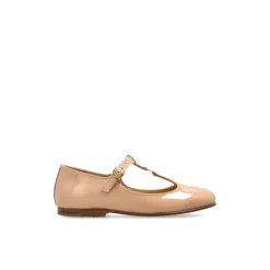 Chloé Leren Ballerina met Lak
