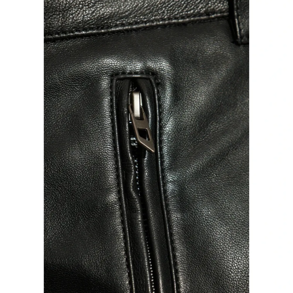 Heren Diesel Leren Broek P-GAST