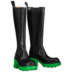 DAMES Bottega Veneta Leren Chelsea Boots met Profielzool