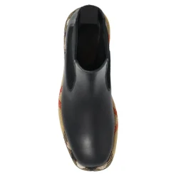 DAMES Burberry Chelseaboots^Leren Chelsea laarzen