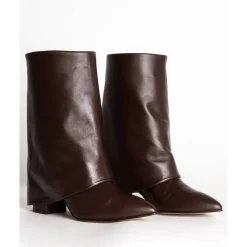 DAMES Toral Leren Cleo Laarzen met Vuurzool