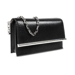 DAMES Alexander McQueen Leren clutch T-Bar Mini