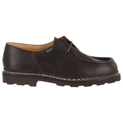 Heren Paraboot leren Derbies met stiksels