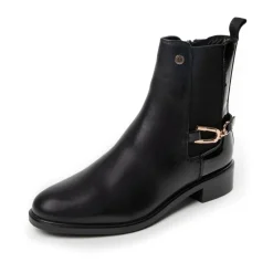 DAMES Copenhagen Shoes Enkellaarsjes^Leren en Zalmhuid Enkellaarsjes met Flexibele Zool