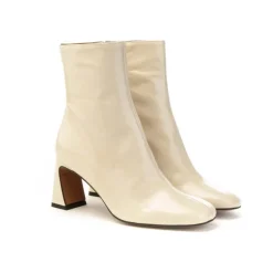 DAMES ANGEL ALARCON Leren enkellaars met hak