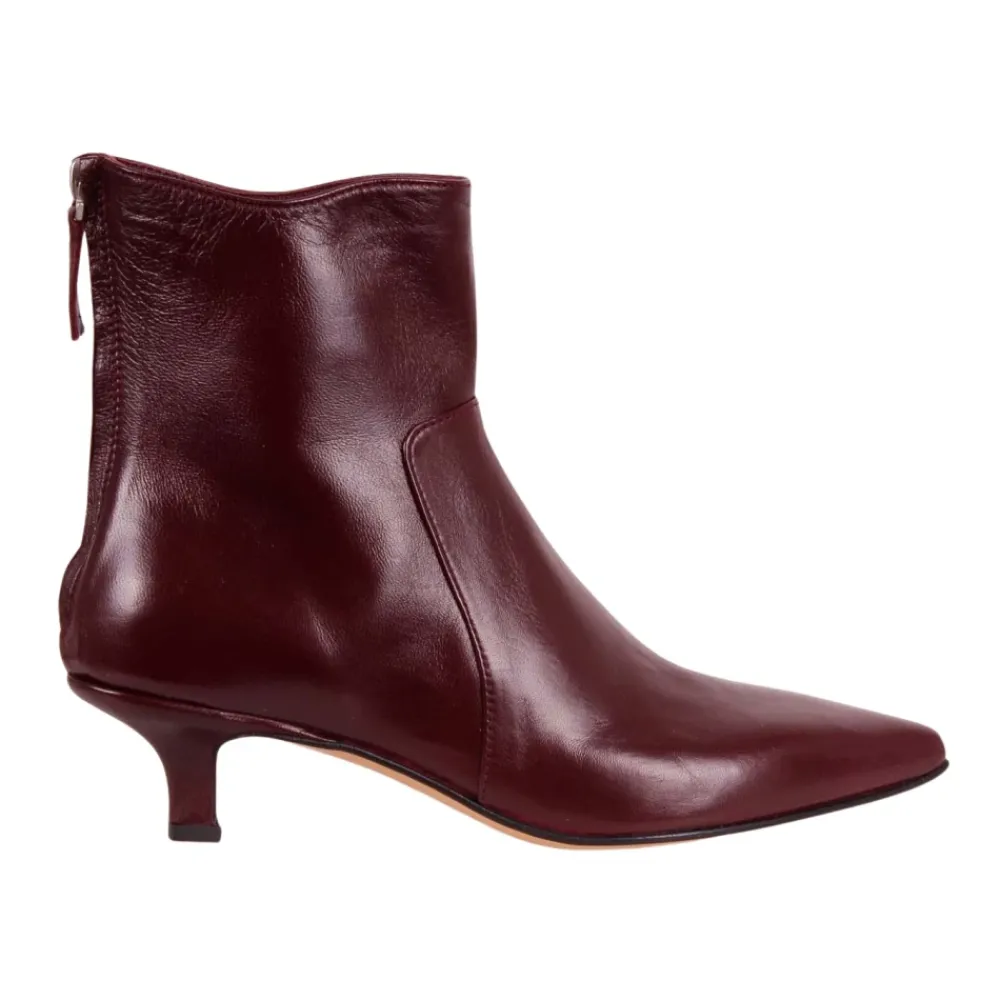 DAMES Pomme D'or Leren Enkellaarsjes