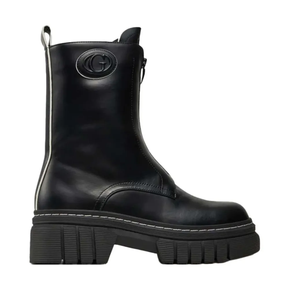 DAMES Guess Enkellaarsjes^Leren Enkellaarsjes