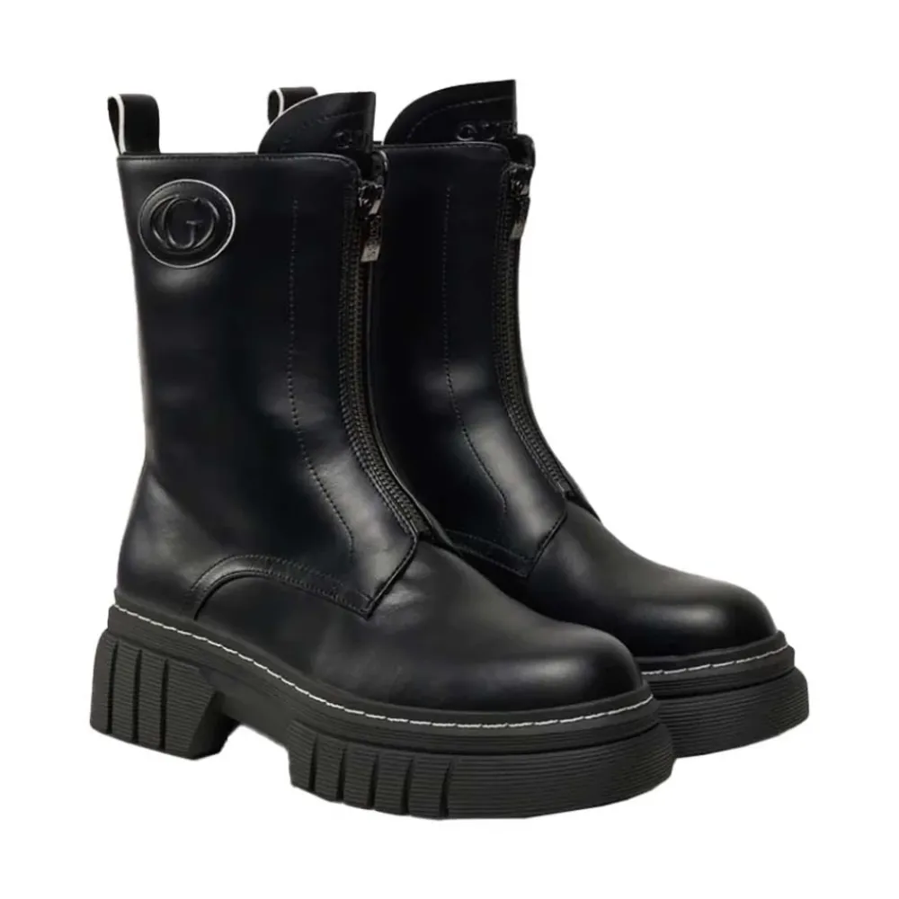 DAMES Guess Enkellaarsjes^Leren Enkellaarsjes