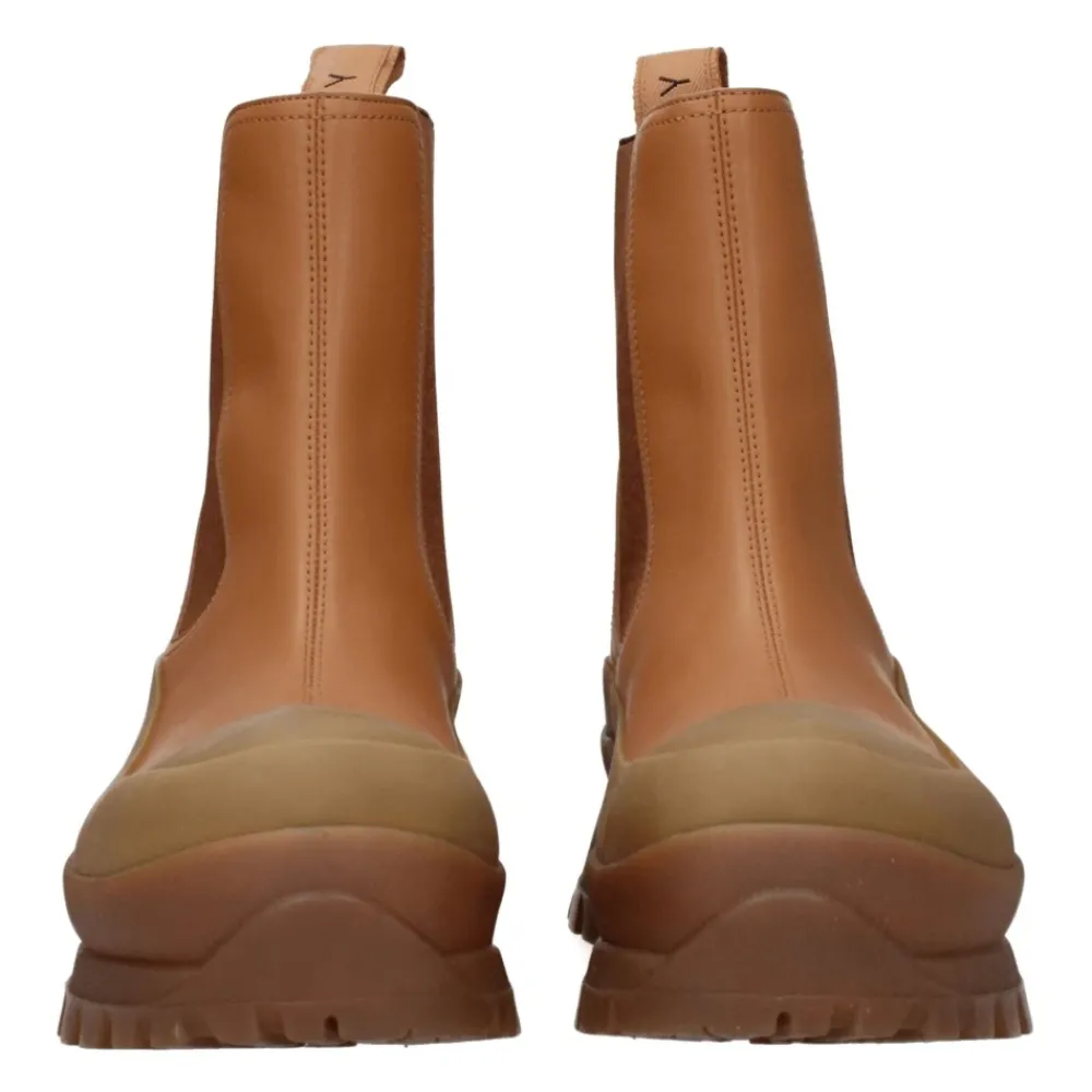 DAMES Stella McCartney Leren Enkellaarsjes