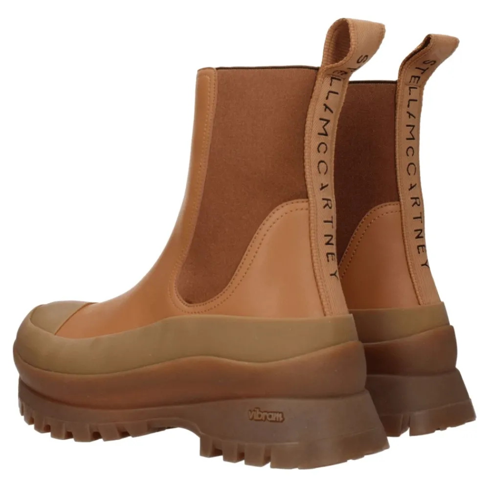 DAMES Stella McCartney Leren Enkellaarsjes