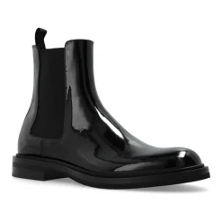 Heren Dolce & Gabbana Leren enkellaarzen