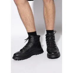 Heren Hogan Leren enkellaarzen