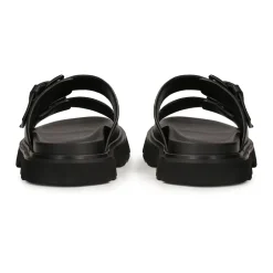 Heren Kazar Leren flip-flops op een dikke zool