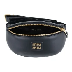 DAMES Miu Miu Leren Heuptas met Rits