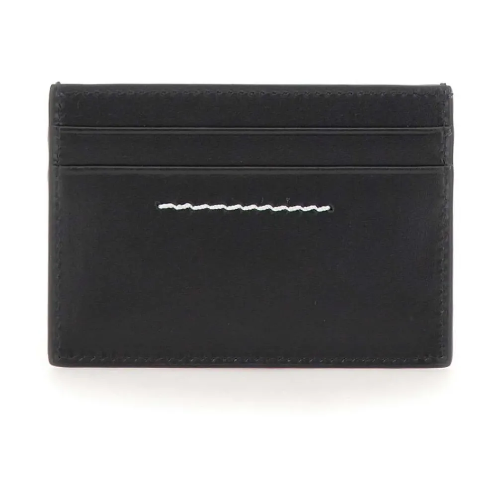 Heren MM6 Maison Margiela Portefeuilles^Leren Kaarthouder