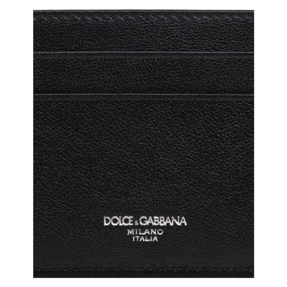 Heren Dolce & Gabbana Portefeuilles^Leren kaarthouder