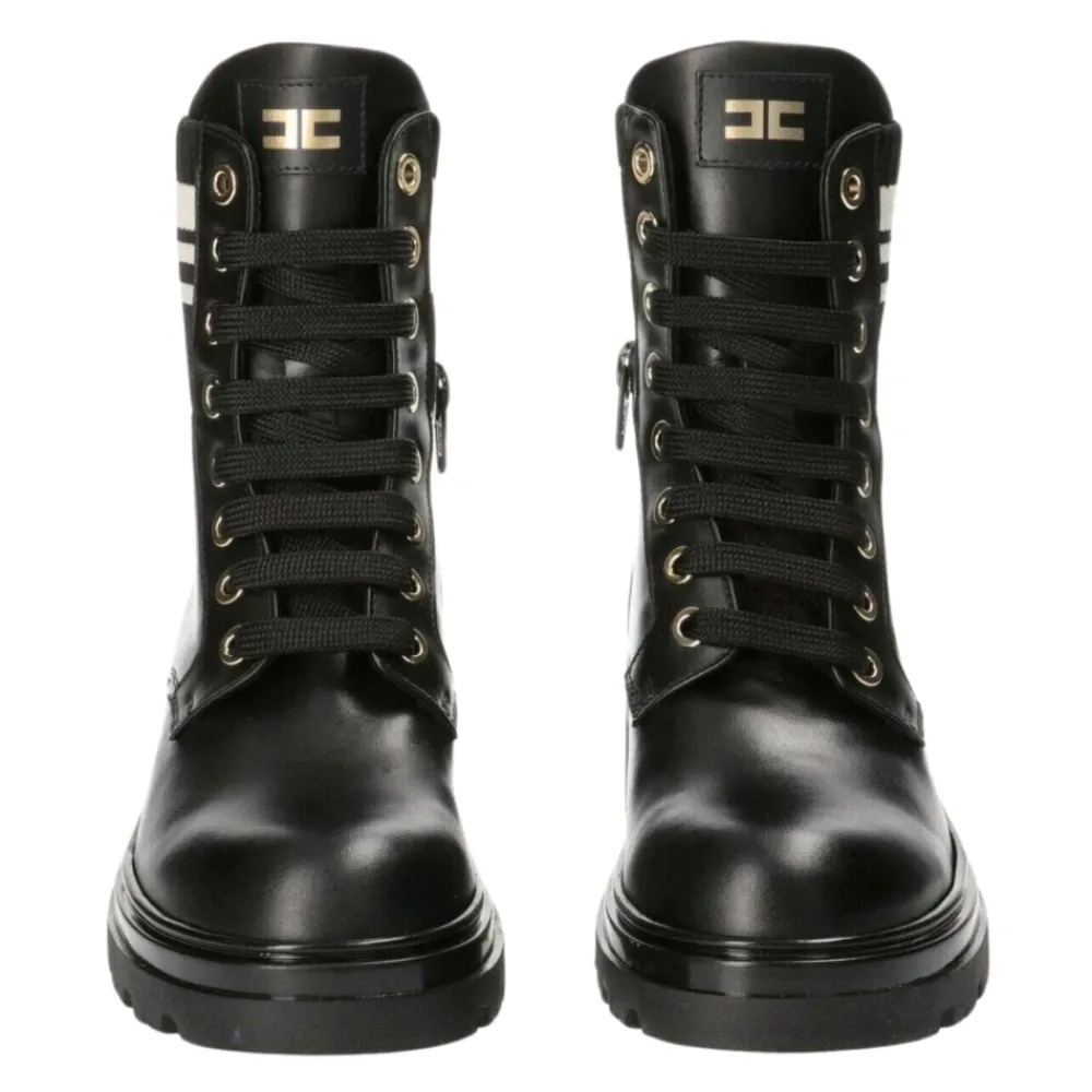 Elisabetta Franchi Leren Laarzen