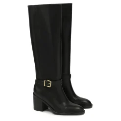 DAMES Kazar Leren laarzen met brede hakken