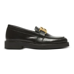 Balmain Nette Schoenen^Leren loafers met B-logo