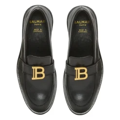 Balmain Nette Schoenen^Leren loafers met B-logo