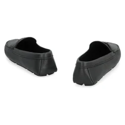 Heren Prada Leren Loafers met Rubberen Zool