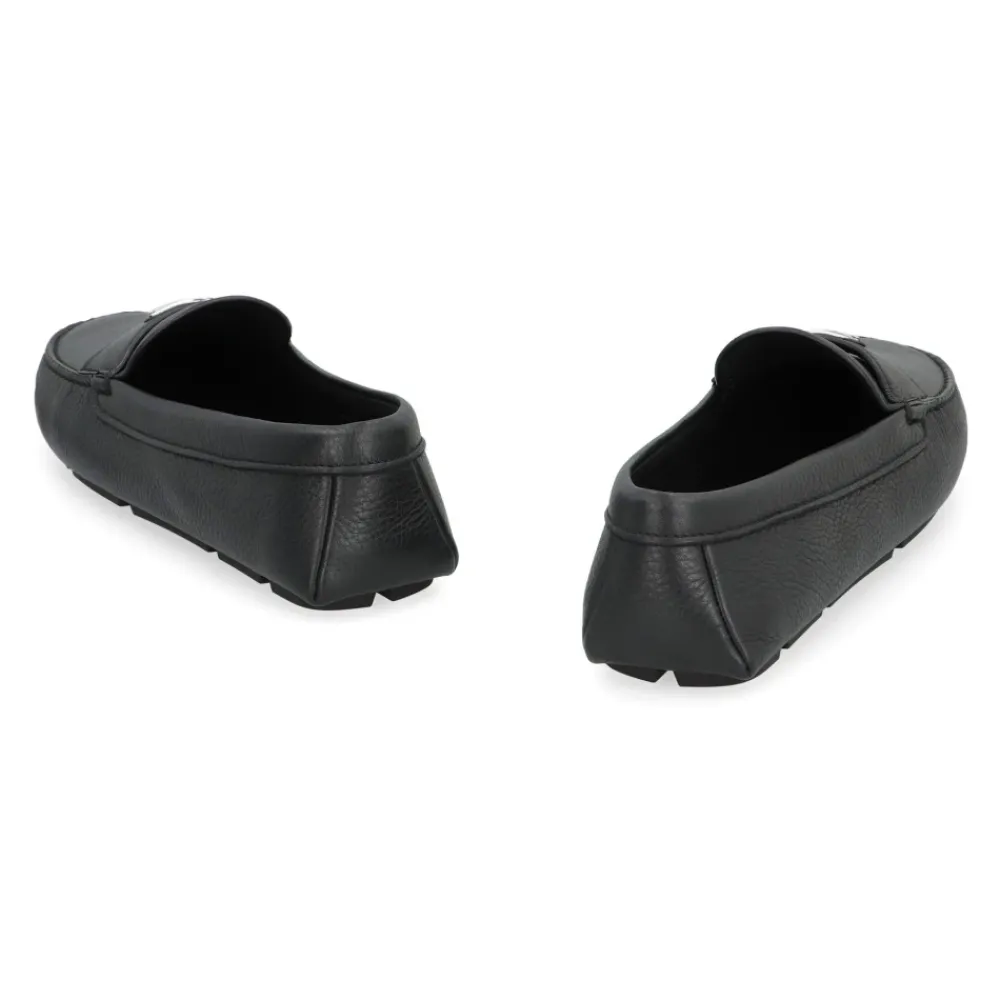 Heren Prada Leren Loafers met Rubberen Zool