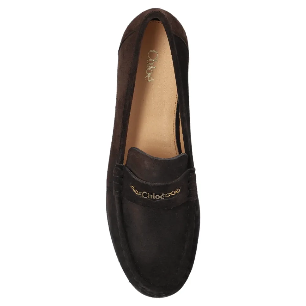 DAMES Chloé Loafers^Leren Loafers schoenen