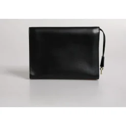 DAMES Dolce & Gabbana Leren Logo Plaque Aktetas