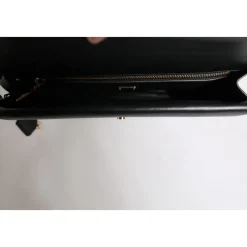 DAMES Dolce & Gabbana Leren Logo Plaque Aktetas