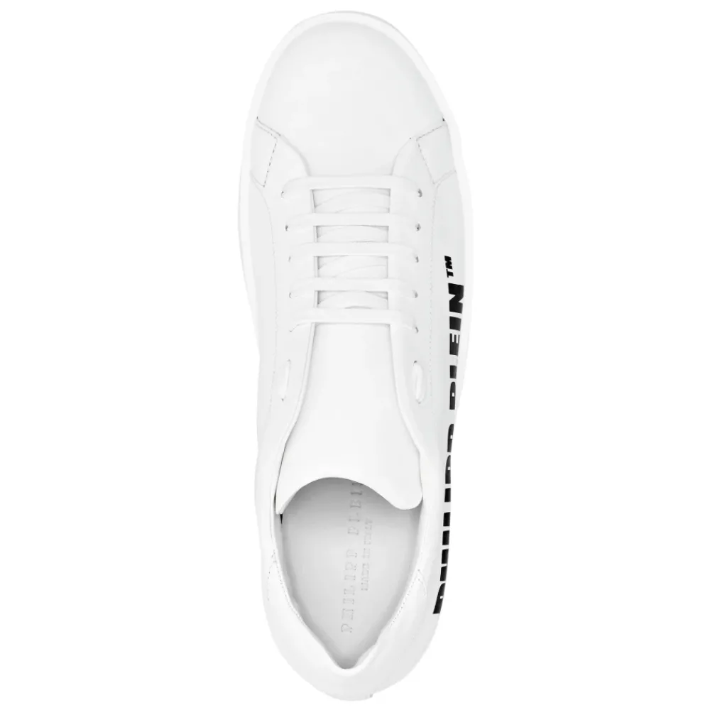 Heren Philipp Plein Leren Lo-Top Sneakers