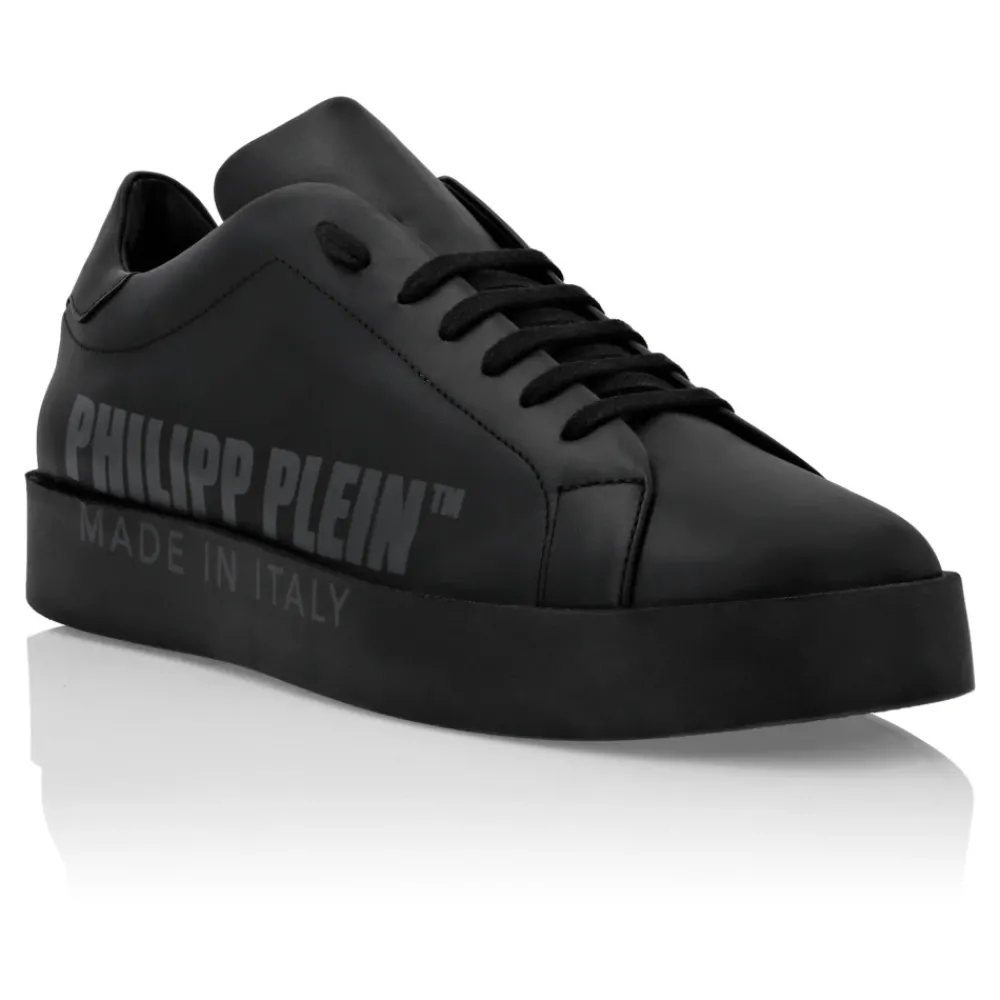 Heren Philipp Plein Leren Lo-Top Sneakers